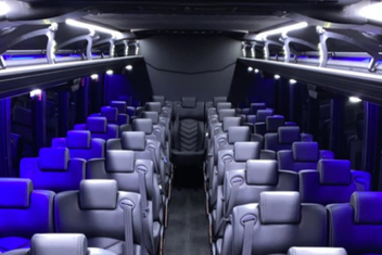 Simi Valley Charter Bus Interior