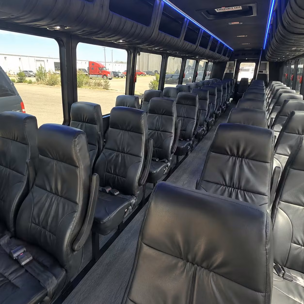 28 passenger minibus inside