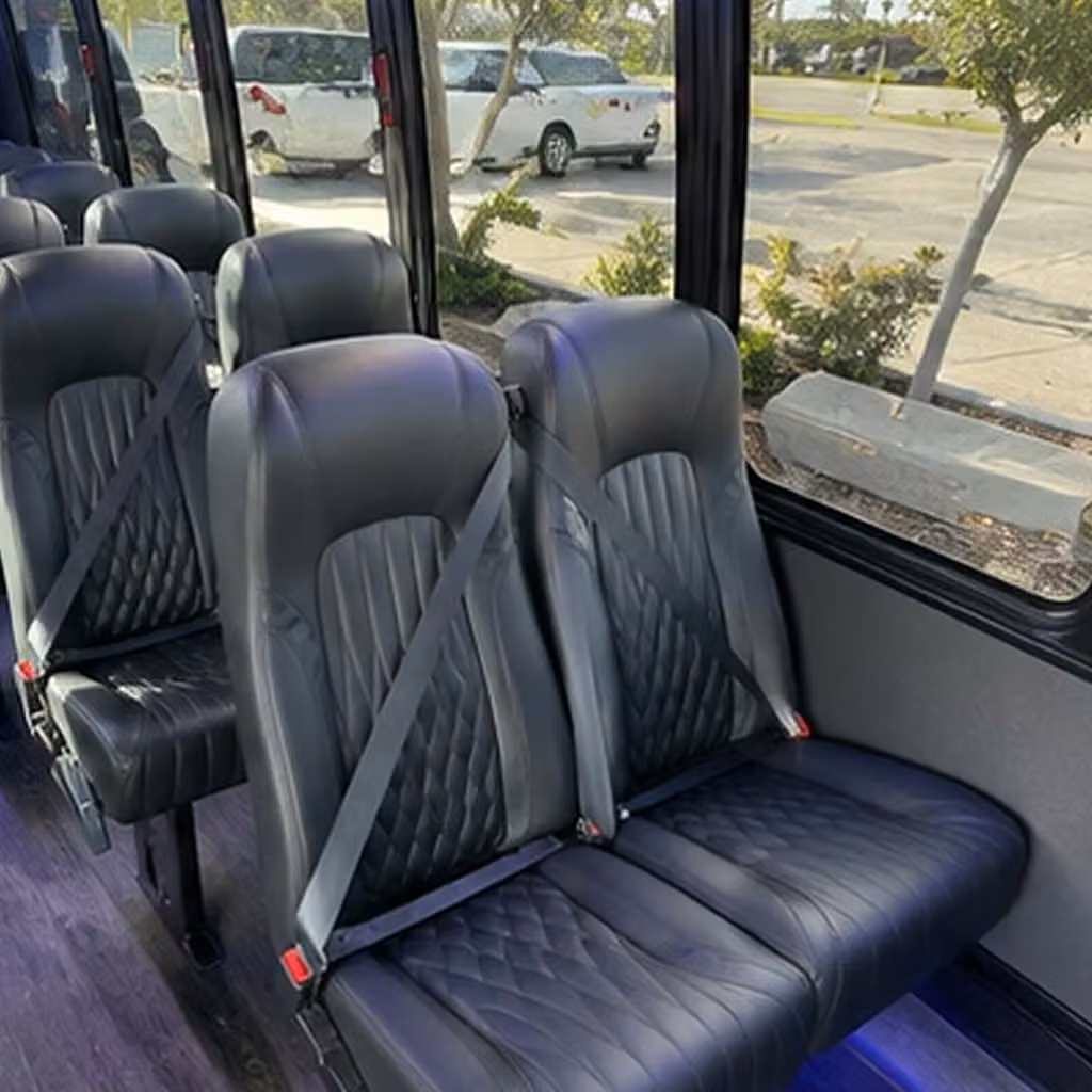 30 passenger minibus interior