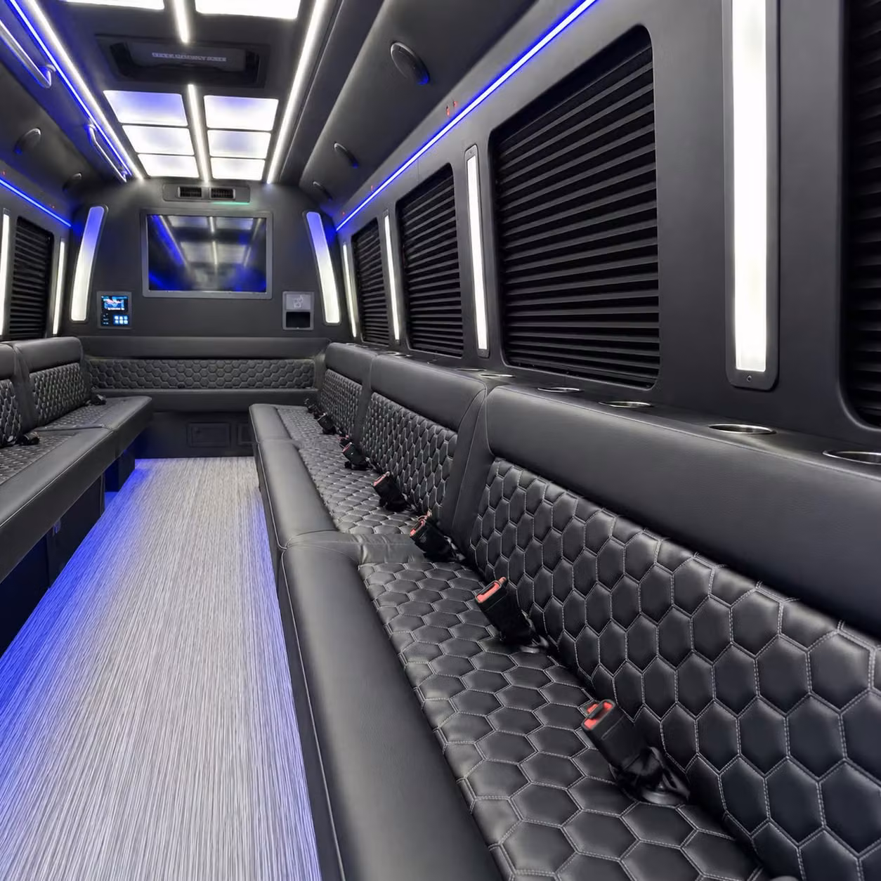 party bus interior